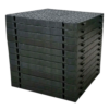 Black Plastic Driveway Grass Grid - 3m2 Black plastic driveway and grass grid base 3 square meter pack