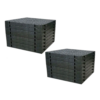 Black Plastic Driveway Grass Grid - 4m2 Black plastic driveway and grass grid base 4 square meter pack