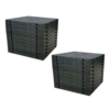 Black Plastic Driveway Grass Grid - 5m2 Black plastic driveway and grass grid base 5 square meter pack