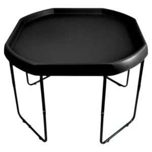 HomeXpress mixing tray and stand set, black tray with black stand