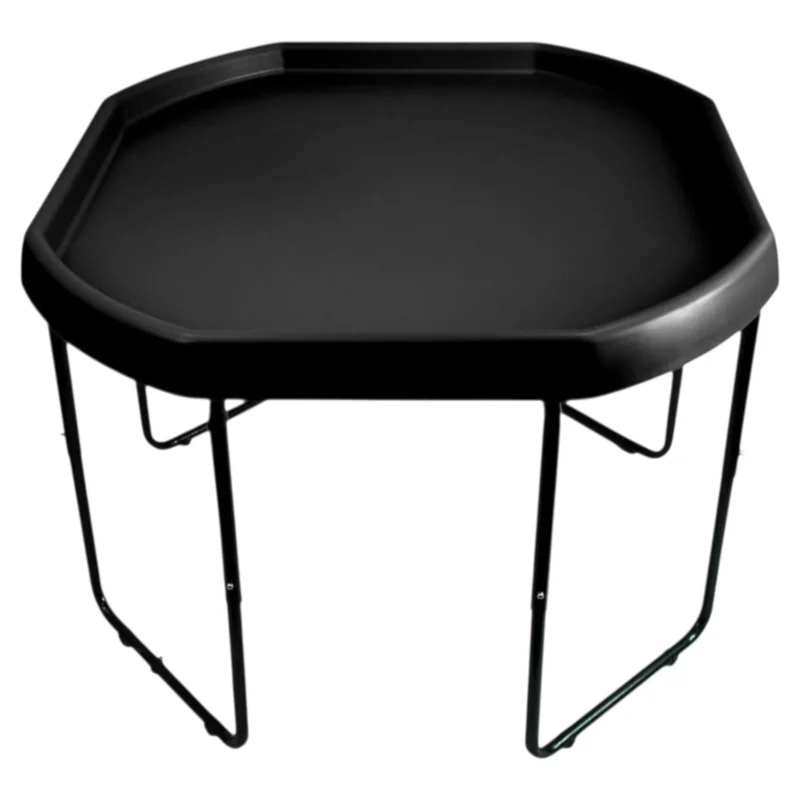 HomeXpress mixing tray and stand set, black tray with black stand