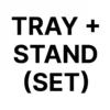Graphic: Tray + Stand set – what’s included