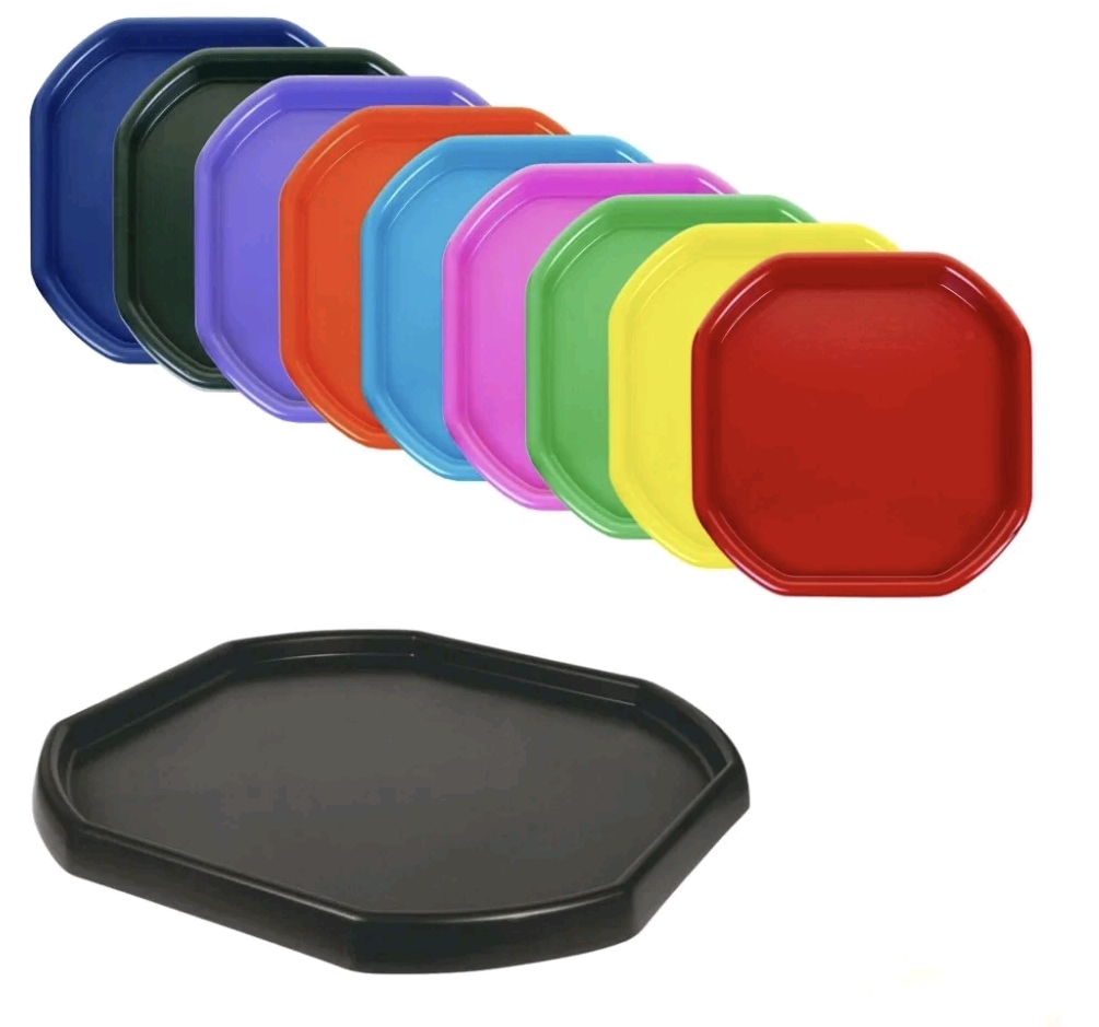 Random colour plastic mixing tray available in 70cm or 100cm