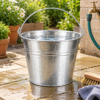 13L Heavy Duty Metal Bucket - Garden & Household Use 13 litre heavy duty galvanised metal bucket for garden and household use