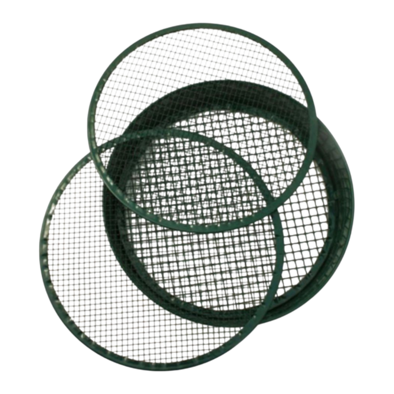 Garden Riddle Mesh Inserts Garden riddle with two interchangeable mesh inserts