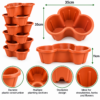 Stackable Strawberry Planter Dimensions & Features Stackable strawberry planter dimensions 35cm x 35cm x 11cm